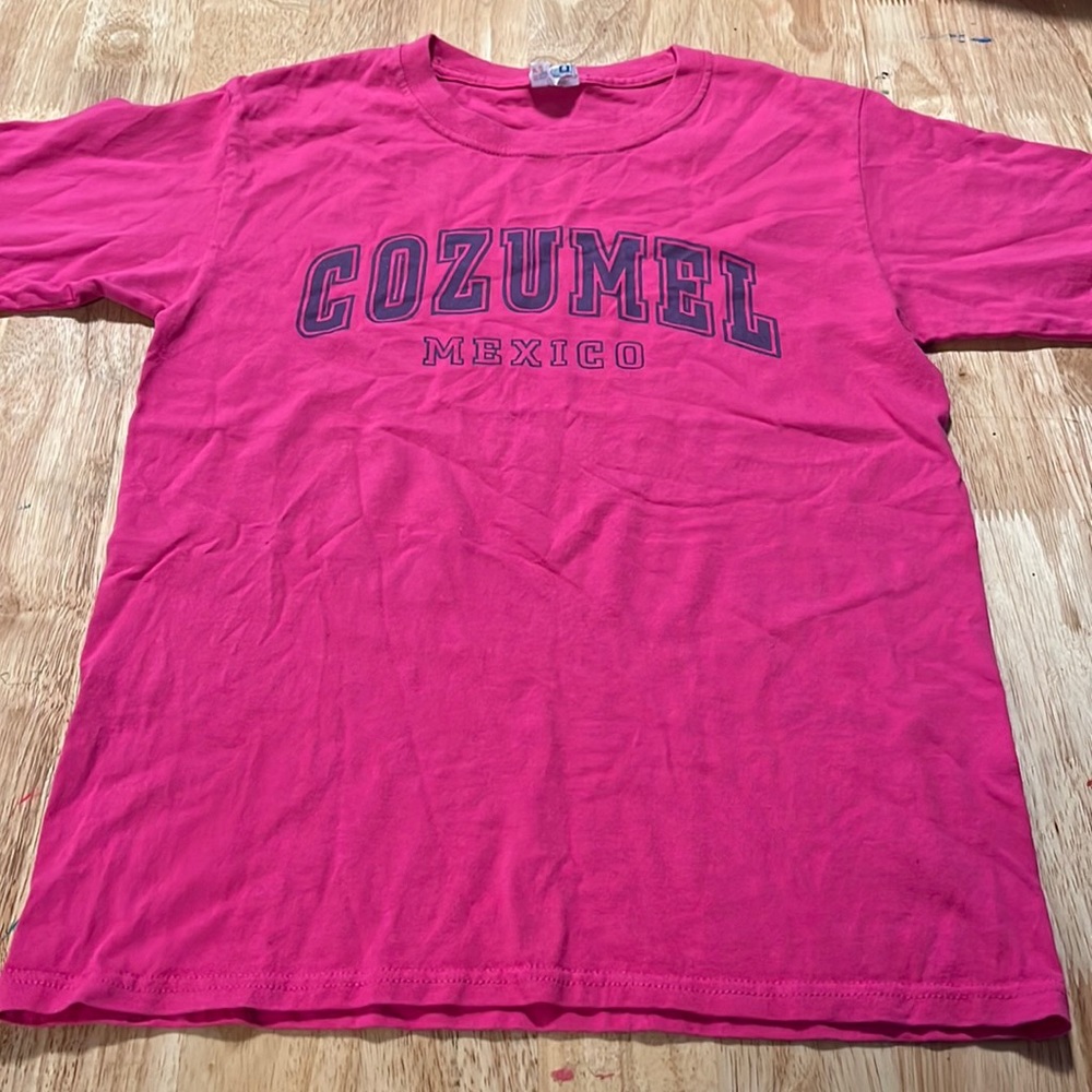 4 items for $9
 Small Cozumel pink shirt Mexico